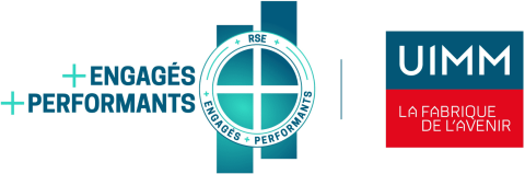 Logo UIMM, +engagés +performants