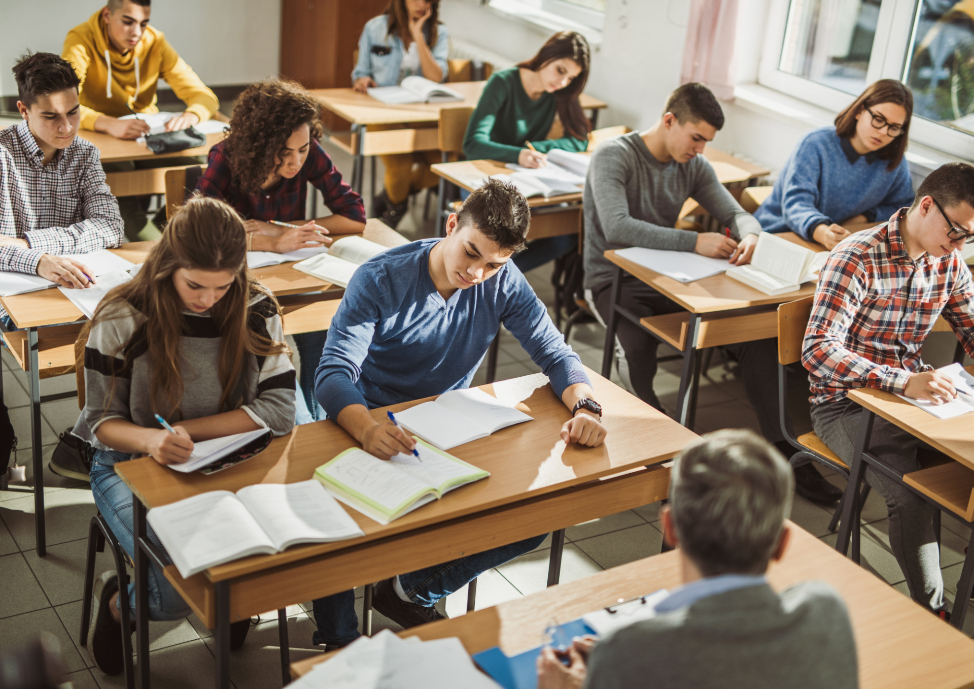 Etudiants en classe
