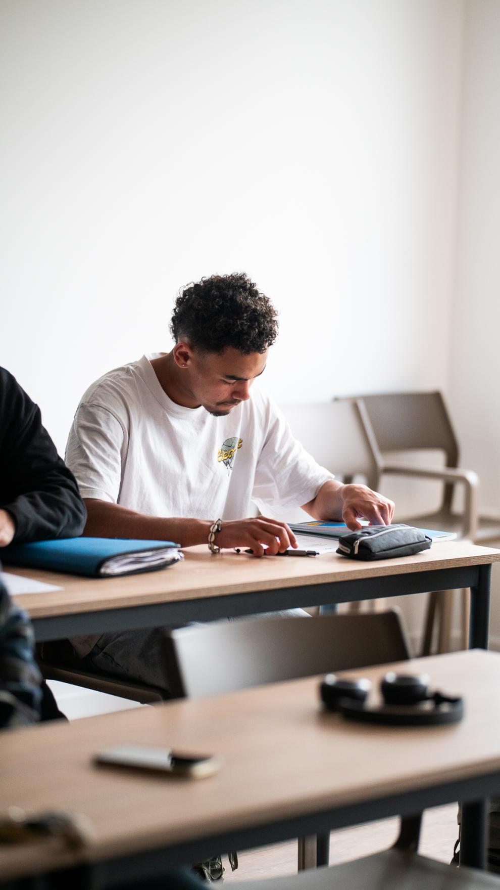 Etudiant en cours
